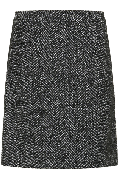 CROlina Skirt Black/white herringbone - 10614327 Thumbnail