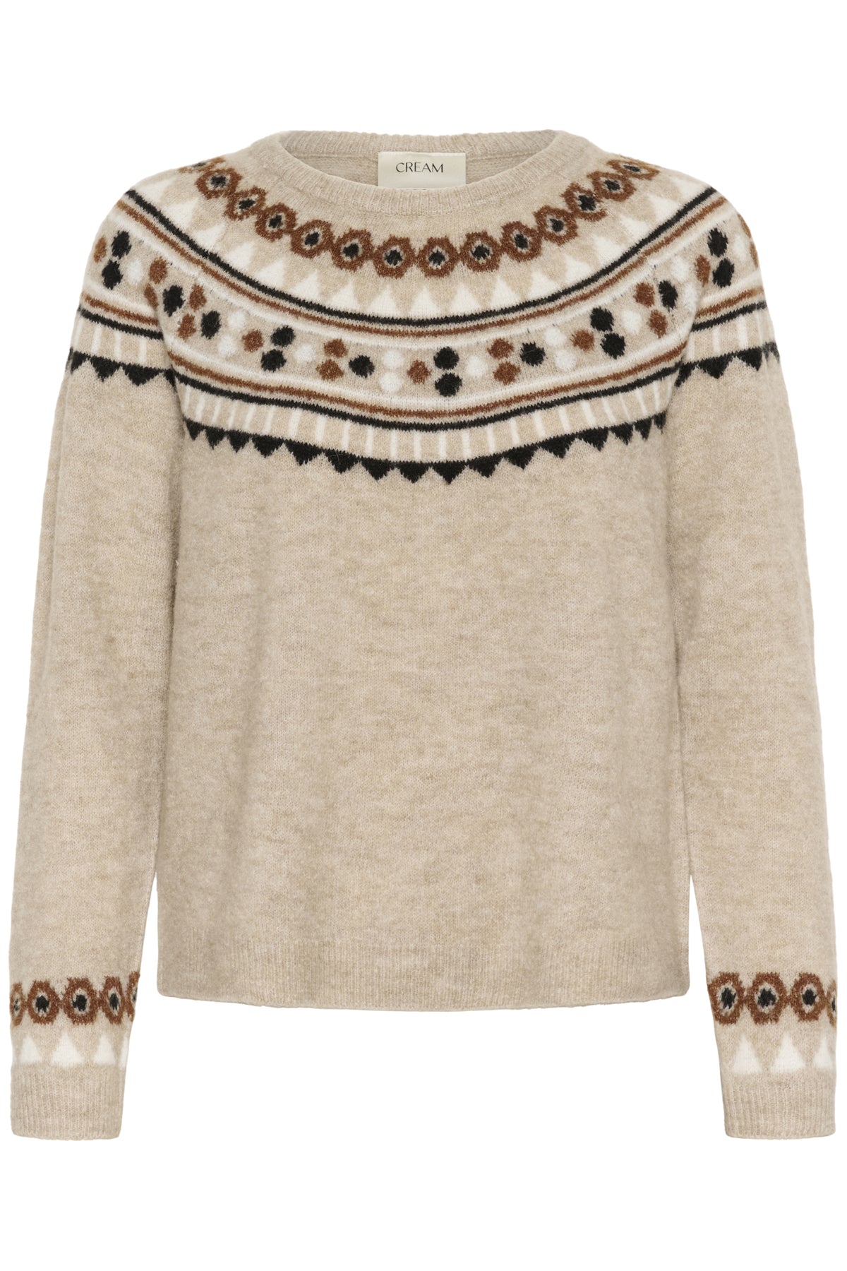 CRCherrie Pullover Cobblestone Melange - 10614328