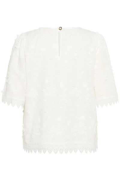 CRHilda SS Blouse Snow White - 10614343 Thumbnail