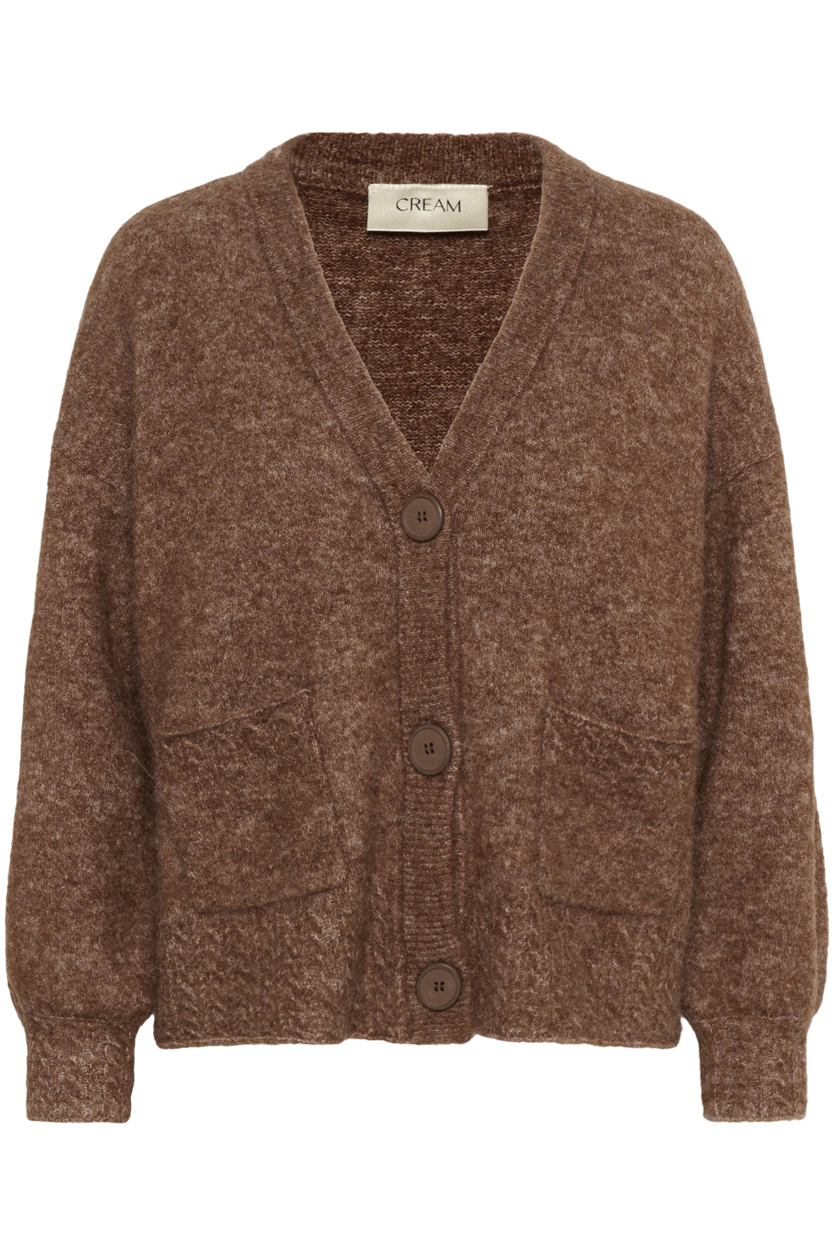 CRBlues OZ cardigan Sorrel Horse Melange - 10614347