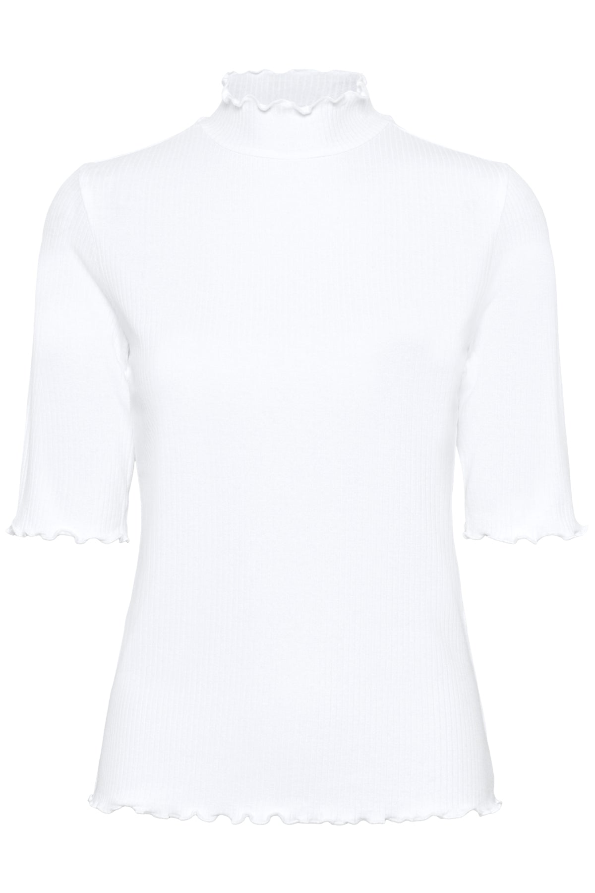 CRRibba turtle neck Tshirt Snow White - 10614355