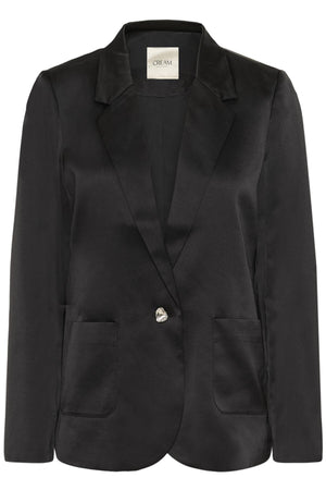 CRCocamia Sateen Blazer Pitch Black - 100120 - 10614366