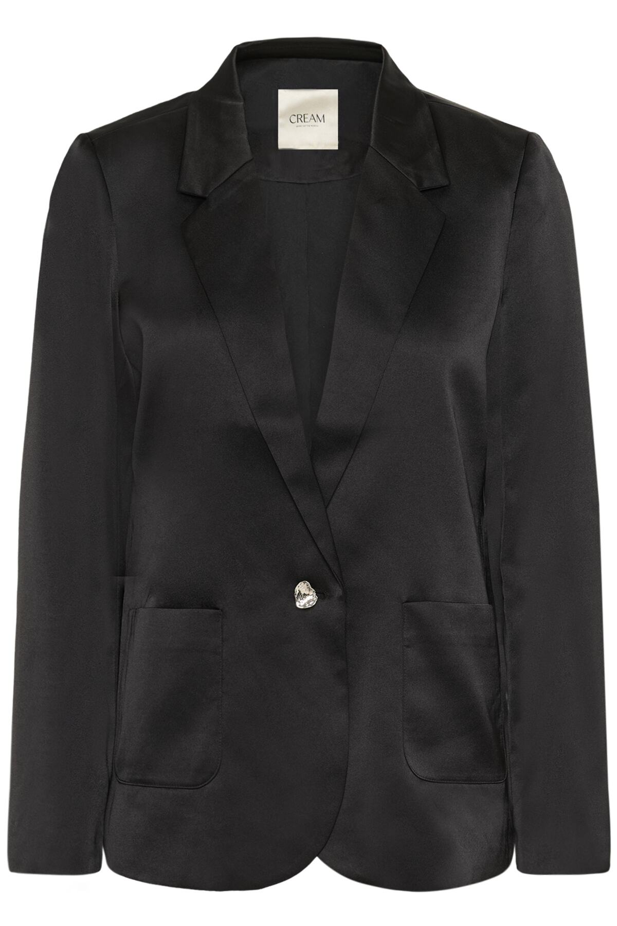 CRCocamia Sateen Blazer Pitch Black - 100120 - 10614366