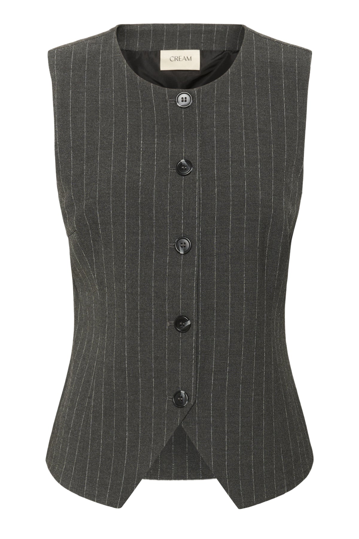 CRTingle Waistcoat Dark Grey Pinstriped - 108596 - 10614368