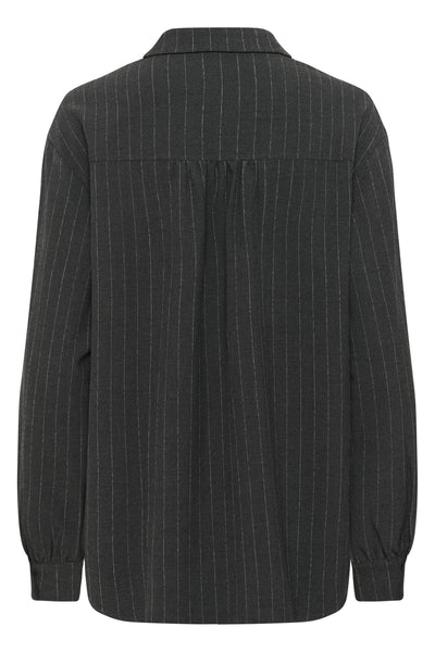 CRTingle Shirt Dark Grey Pinstriped - 108596 - 10614370 Thumbnail