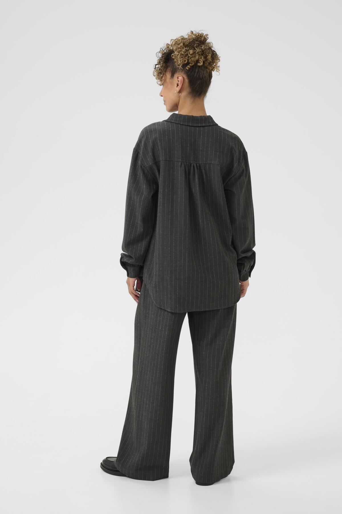 CRTingle Shirt Dark Grey Pinstriped - 108596 - 10614370