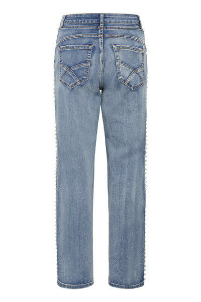 CRVisti Straight Deco Pant Miami Light Blue denim - 10559 - 10614377 Thumbnail