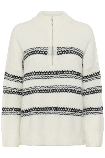 CRSkie Knit Pullover Whisper White Melange - 110701 - 10614397 Thumbnail