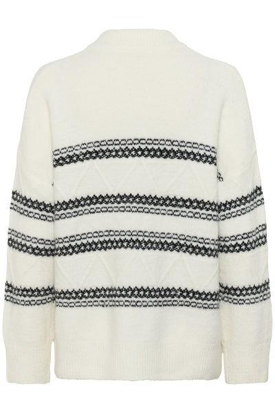 CRSkie Knit Pullover Whisper White Melange - 110701 - 10614397 Thumbnail
