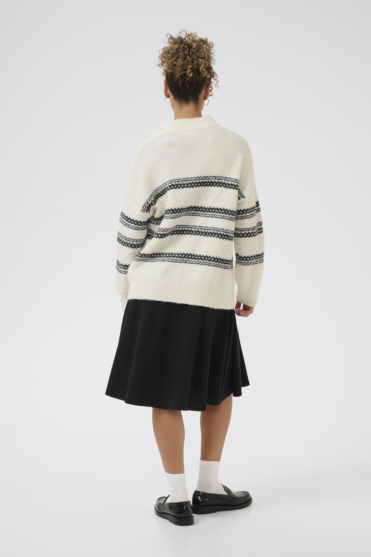 CRSkie Knit Pullover Whisper White Melange - 110701 - 10614397