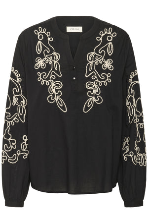CRVia Blouse Pitch Black - 100120 - 10614398