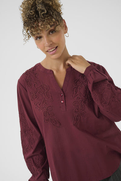 CRVia Blouse Zinfandel - 191522 - 10614398 Thumbnail