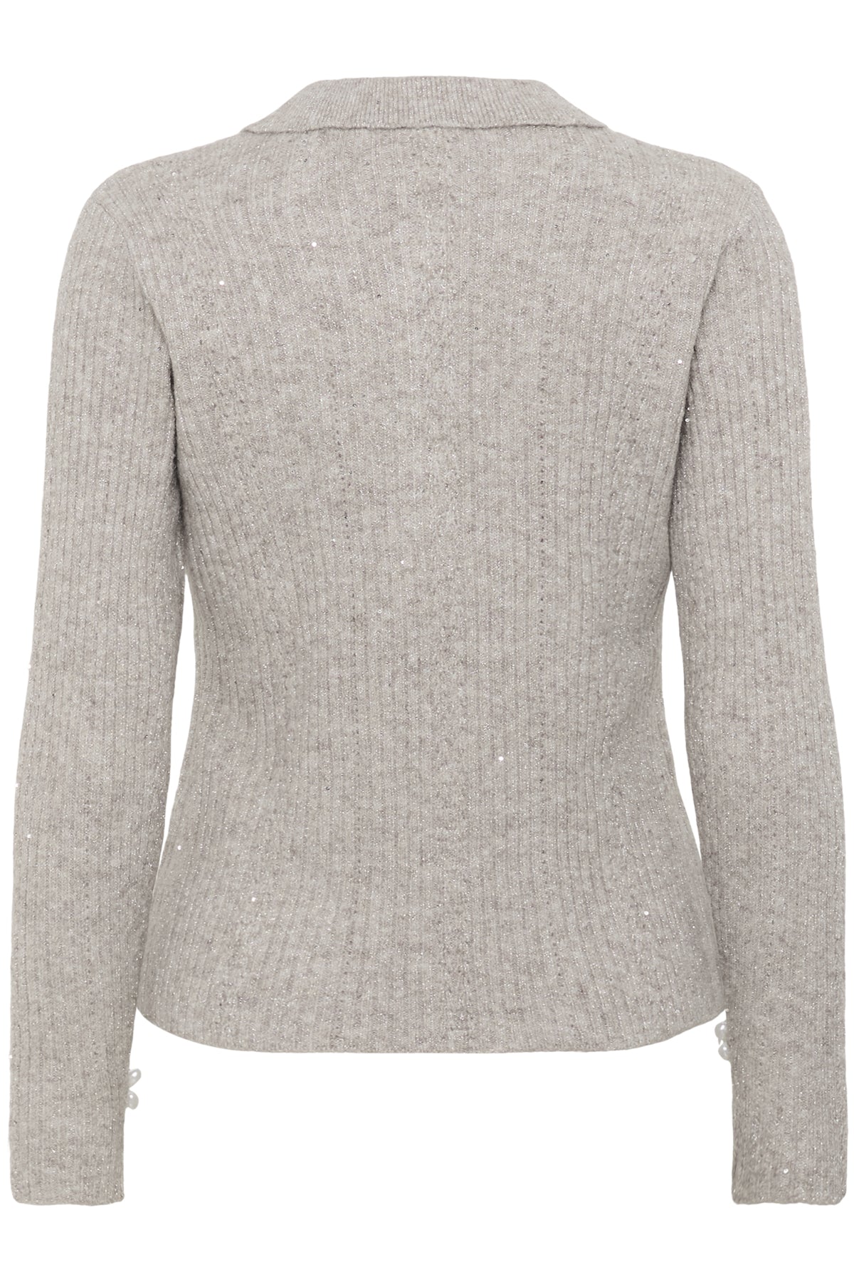 CRJolly Knit Poloshirt String Melange - 1613051 - 10614426