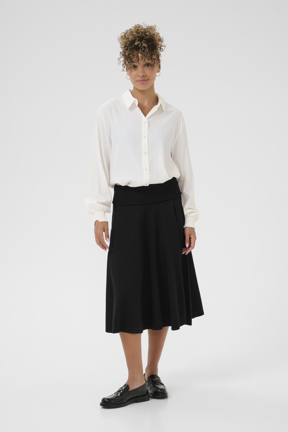 CRVillea Knit Skirt Pitch Black - 100120 - 10614431