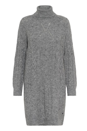 CRSkie Knit Dress Dark Grey Melange - 101156 - 10614433