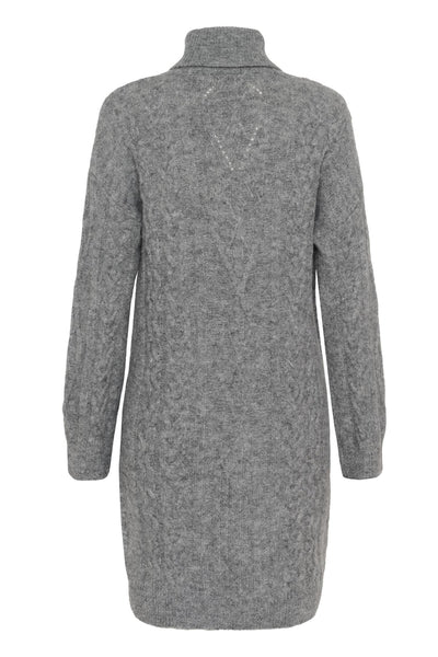 CRSkie Knit Dress Dark Grey Melange - 101156 - 10614433 Thumbnail