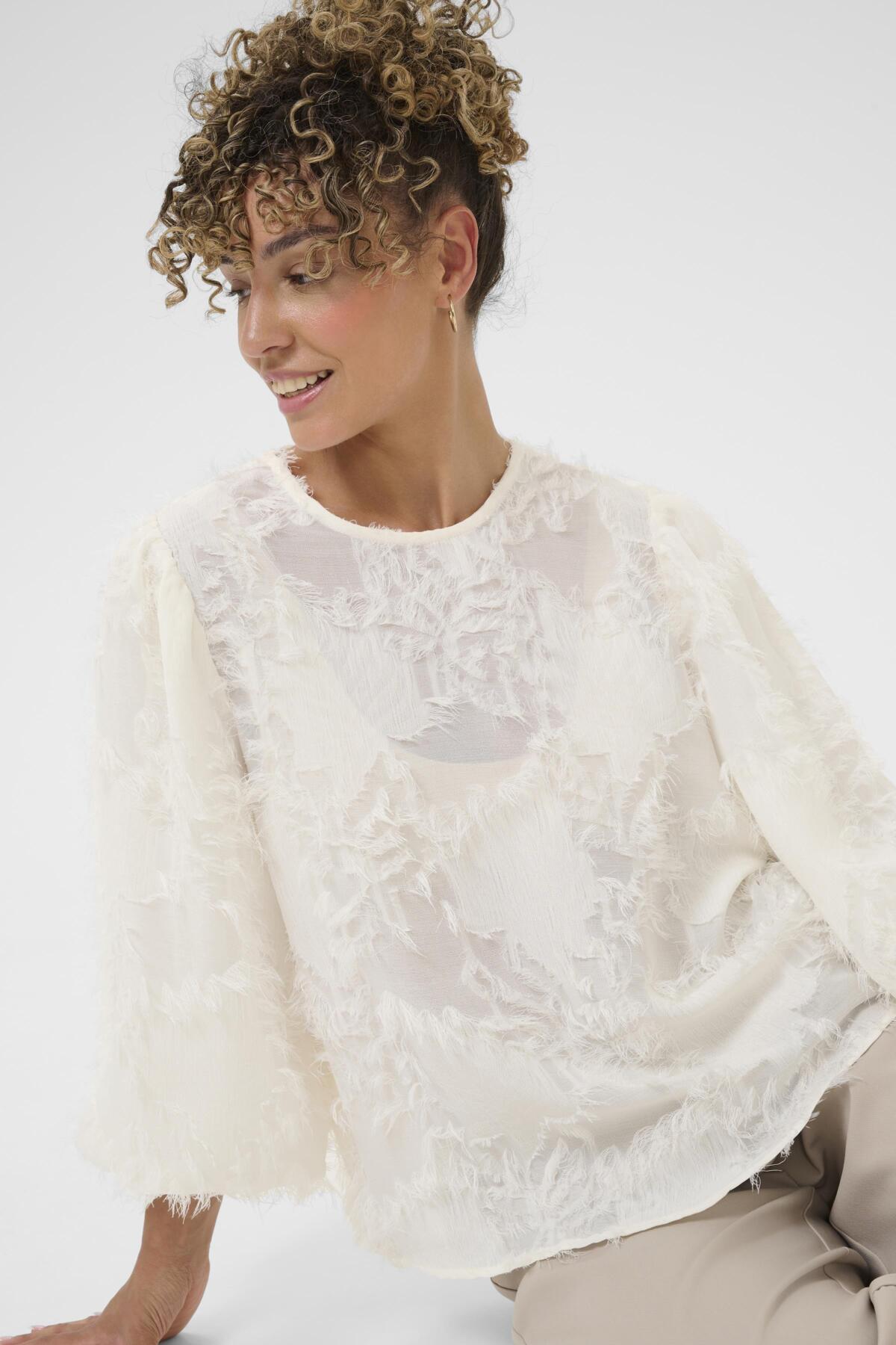 CRFreja Blouse Whisper White - 110701 - 10614450
