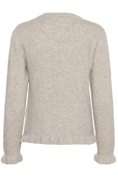 CRJolly Knit Cardigan String Melange - 1613051 - 10614473 Thumbnail