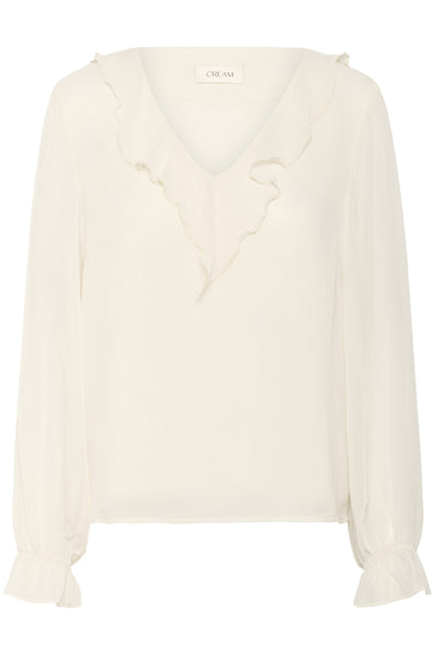 CRFlake Blouse Whisper White - 110701 - 10614486 Thumbnail