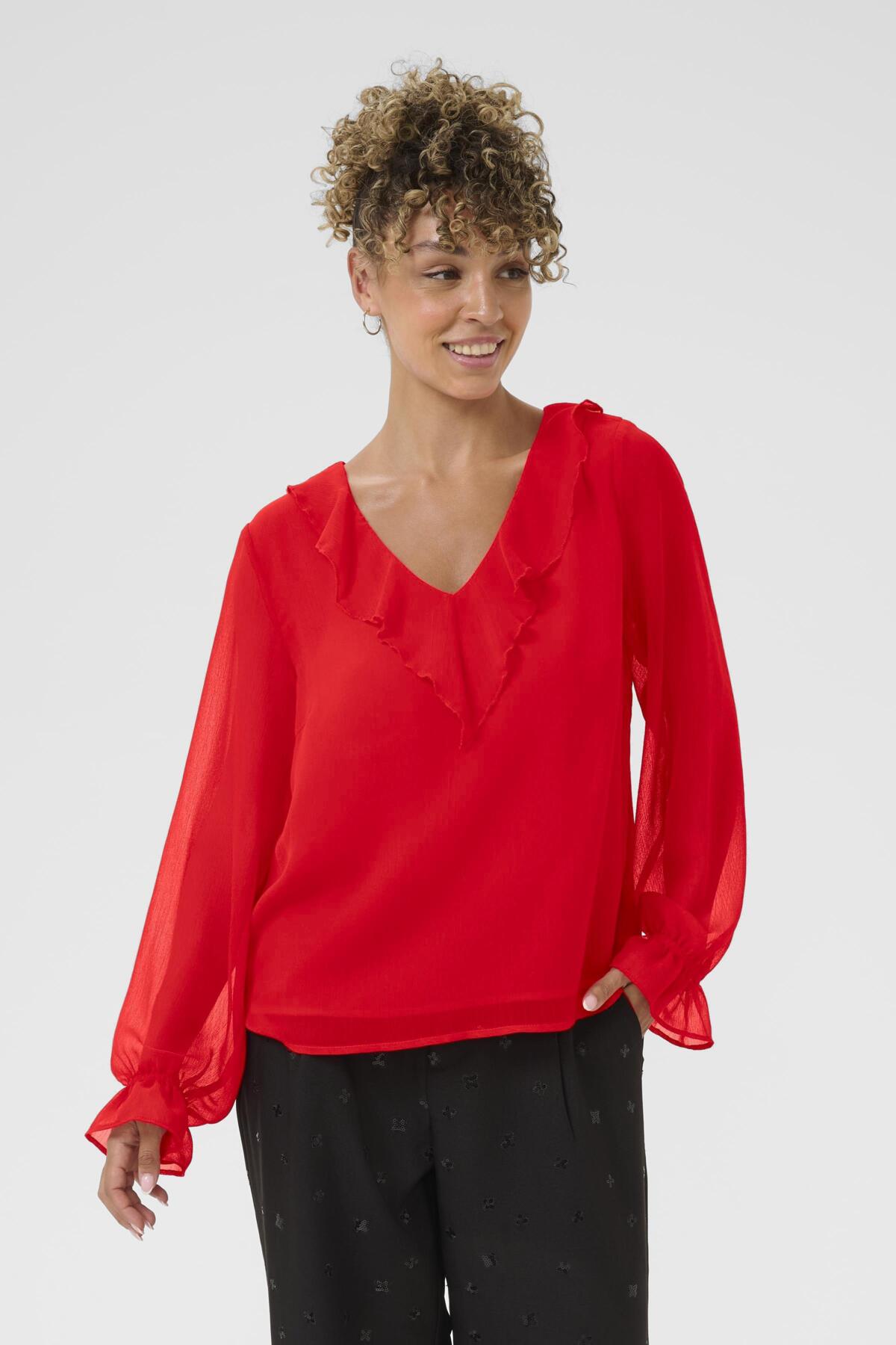 CRFlake Blouse High Risk Red - 181763 - 10614486