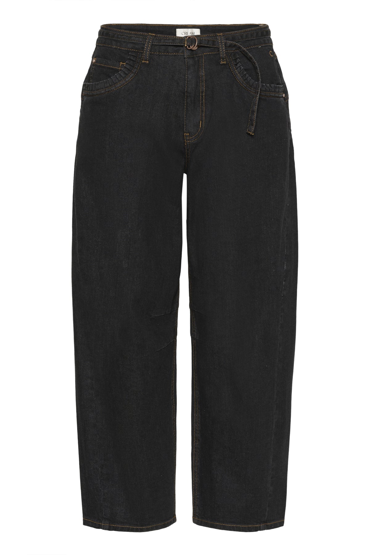 CRCaysa Ankl Barrel Jeans - Re Black Washed Denim - 105225 - 10614503