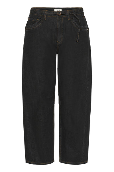 CRCaysa Ankl Barrel Jeans - Re Black Washed Denim - 105225 - 10614503 Thumbnail