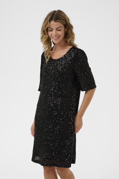 CRDiddi Dress Pitch Black - 100120 - 10614506 Thumbnail