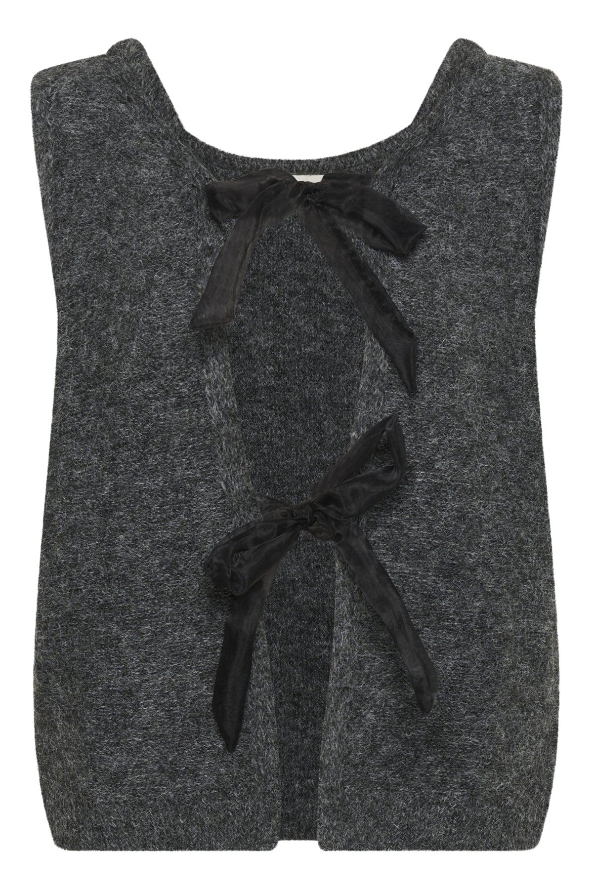 CRBulp Knit Vest Dark Grey Melange - 101156 - 10614512