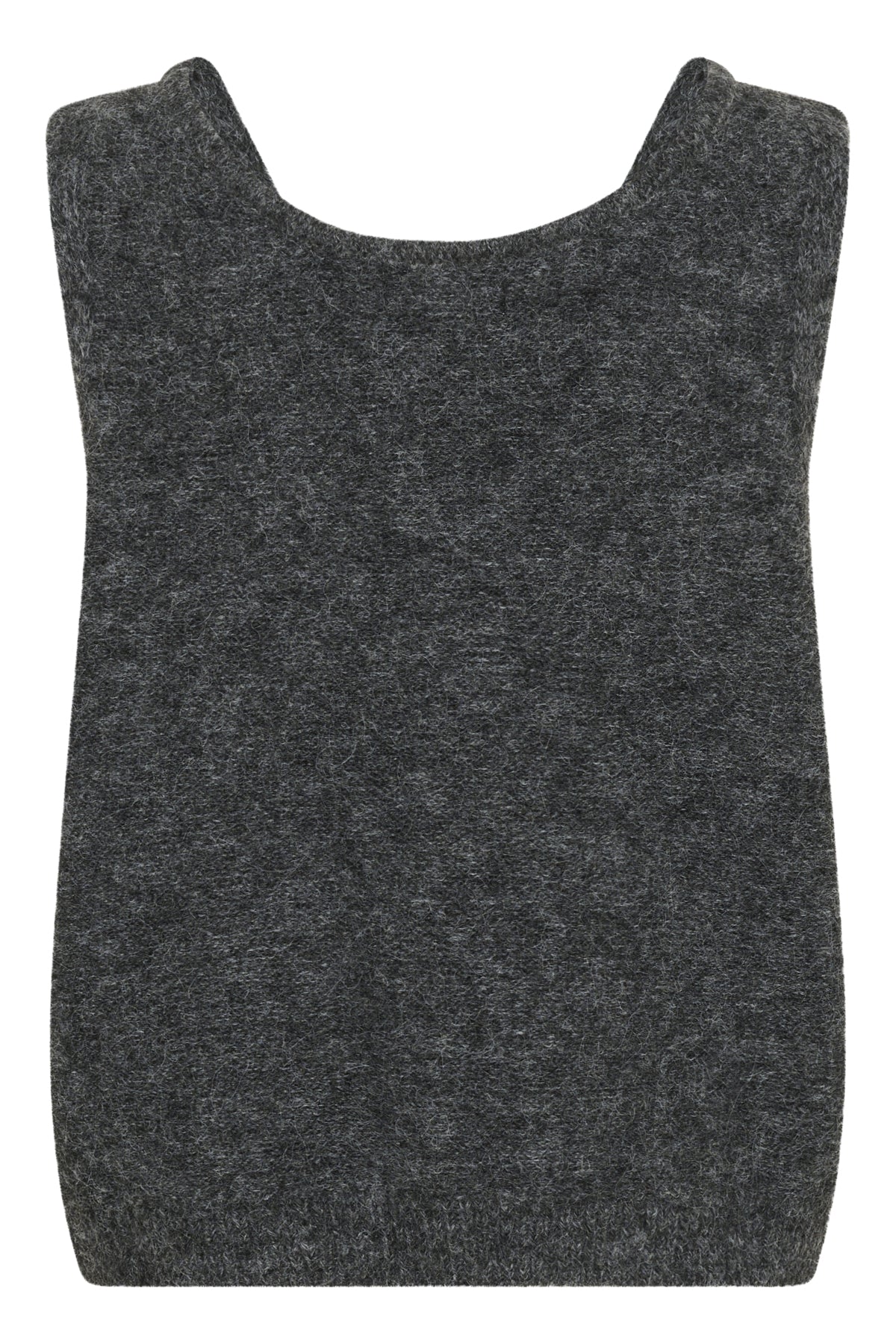 CRBulp Knit Vest Dark Grey Melange - 101156 - 10614512