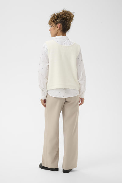 CRBulp Knit Vest Snow White - 110602 - 10614512 Thumbnail