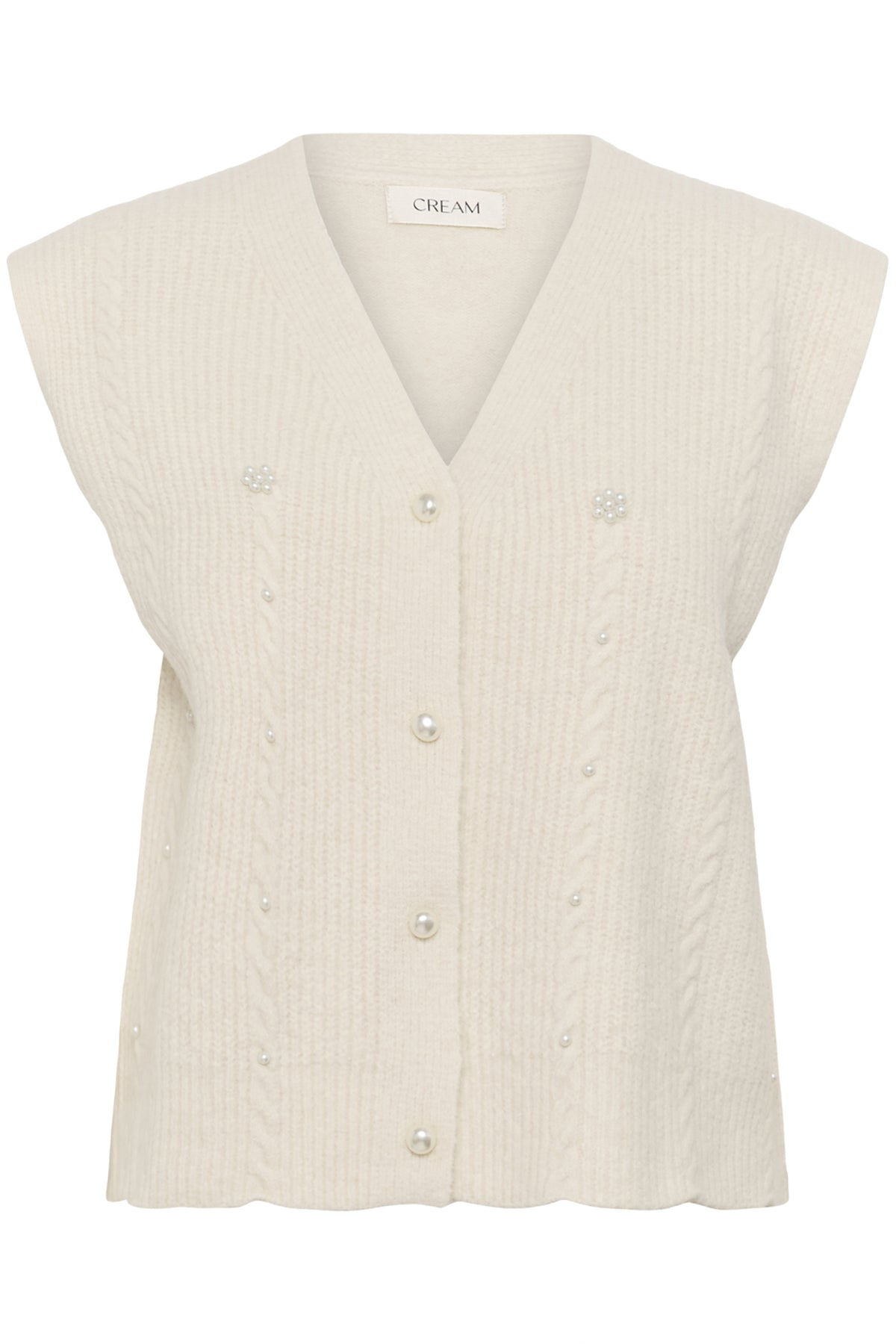 CRKlementine Knit Vest Whisper White - 110701 - 10614513