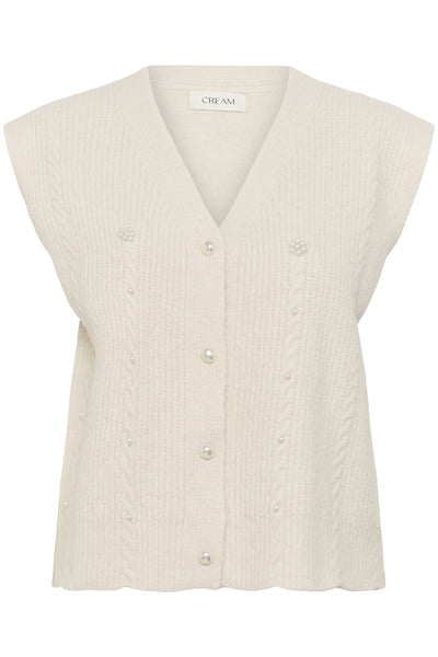 CRKlementine Knit Vest Whisper White - 110701 - 10614513 Thumbnail