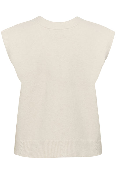 CRKlementine Knit Vest Whisper White - 110701 - 10614513 Thumbnail