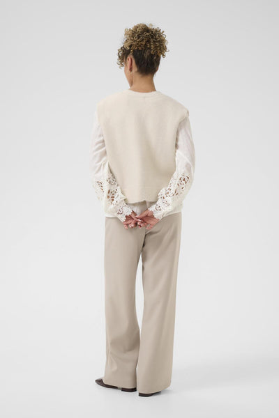 CRKlementine Knit Vest Whisper White - 110701 - 10614513 Thumbnail