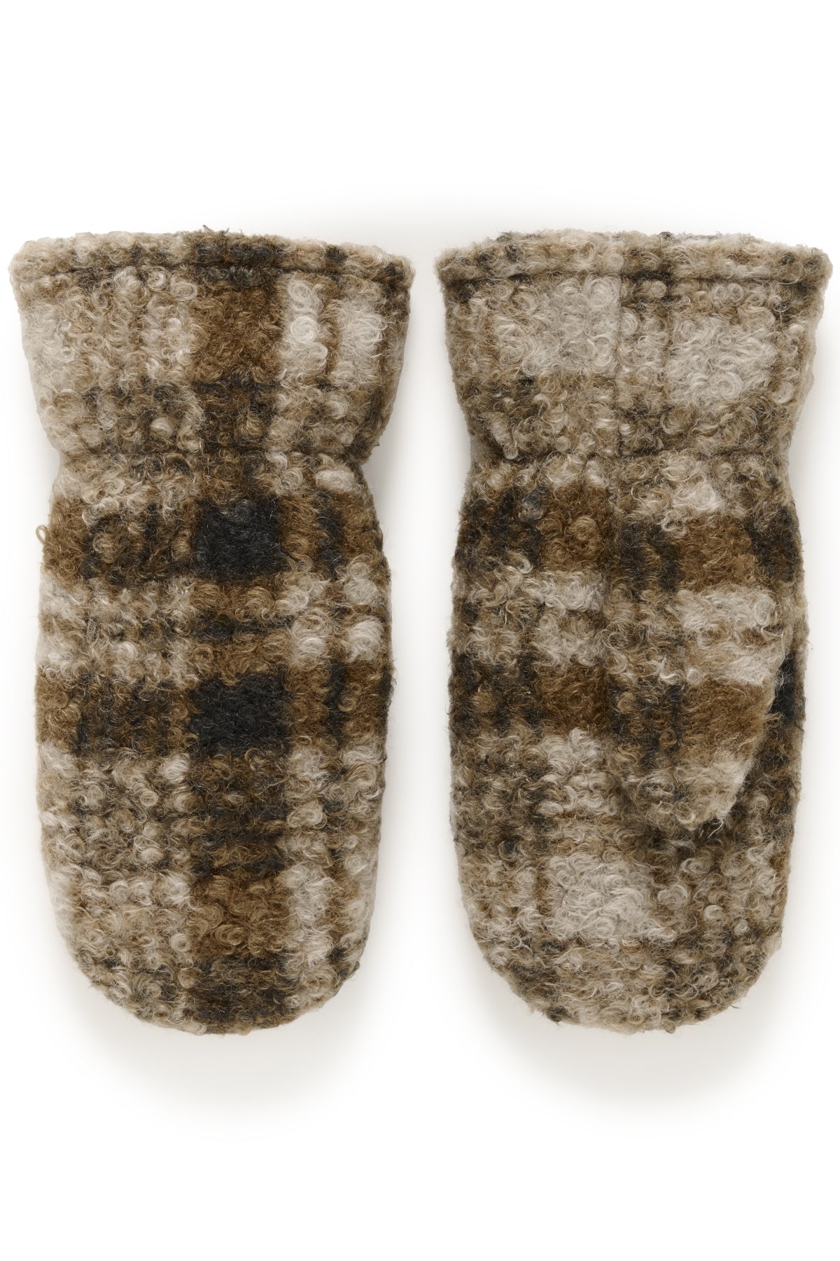 CROms Mittens Brown check - 10614517