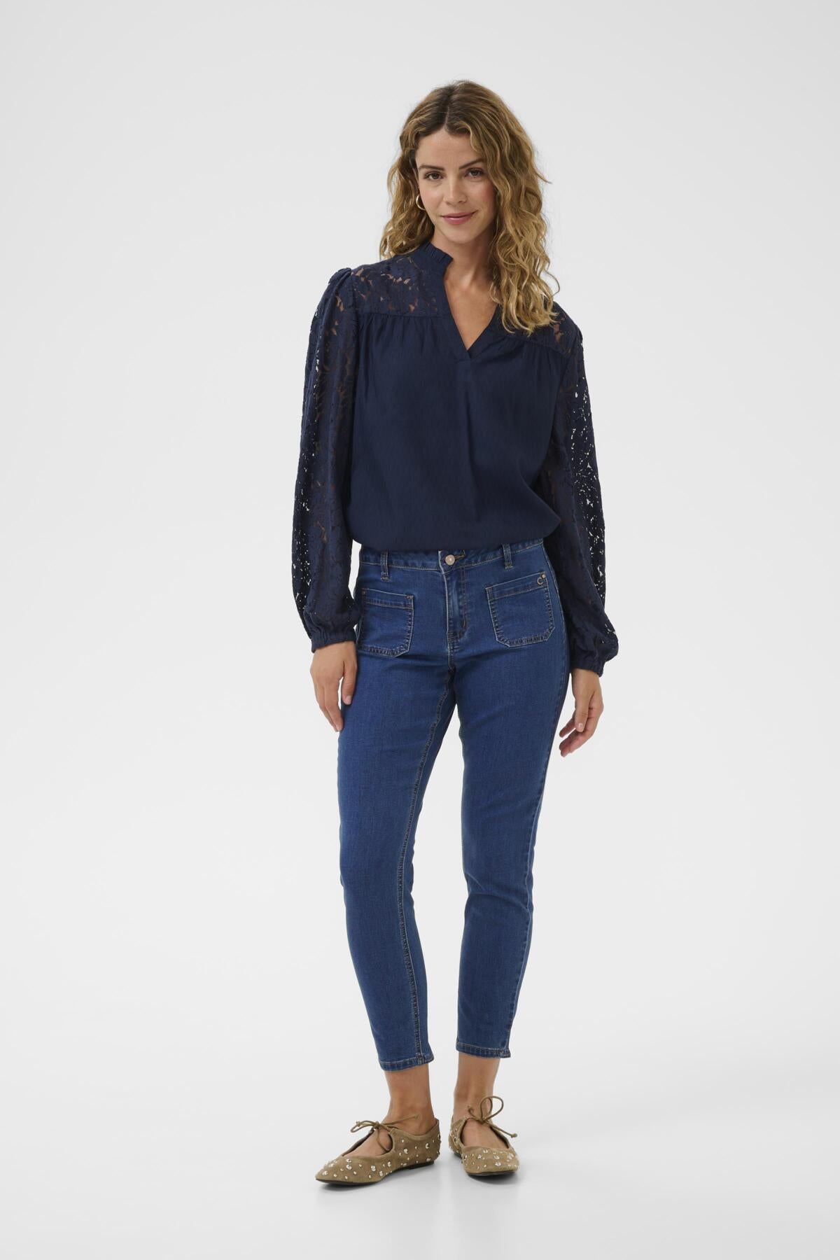CRSanny Sorya 7/8 Jeans - Baii Portland Blue Denim - 104682 - 10614534