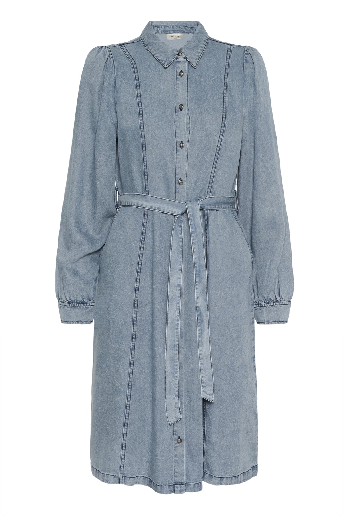 CREllie Denim Dress Seattle Mid Blu Denim - 108865 - 10614543