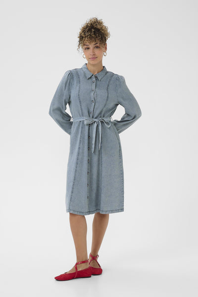 CREllie Denim Dress Seattle Mid Blu Denim - 108865 - 10614543 Thumbnail
