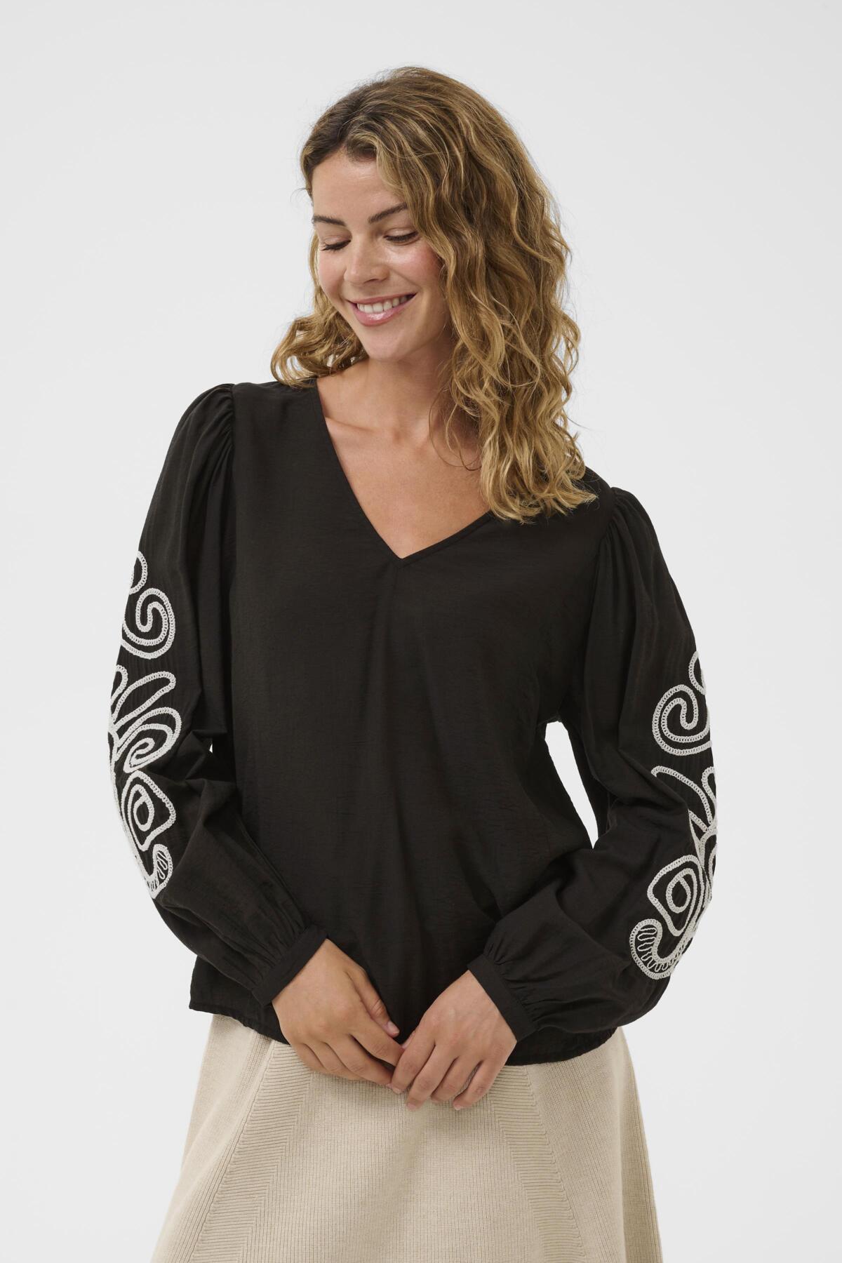CRDanielle Blouse Pitch Black - 100120 - 10614597