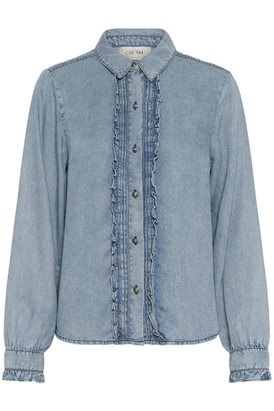CREllie Blouse Seattle Mid Blu Denim - 108865 - 10614599 Thumbnail