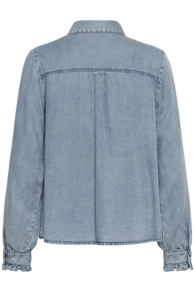 CREllie Blouse Seattle Mid Blu Denim - 108865 - 10614599 Thumbnail