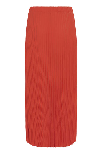 CRCharline Plisse Skirt Paprika - 171553 - 10614644 Thumbnail