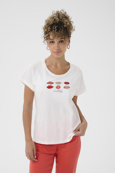 CRLumilla T-Shirt Red Lips - 108783 - 10614661 Thumbnail