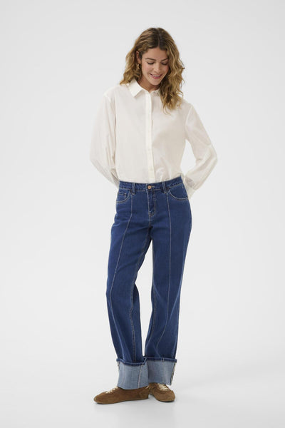 CRRanja Jeans - Baiily Fit Seattle Mid Blue Denim - 10642 - 10614672 Thumbnail