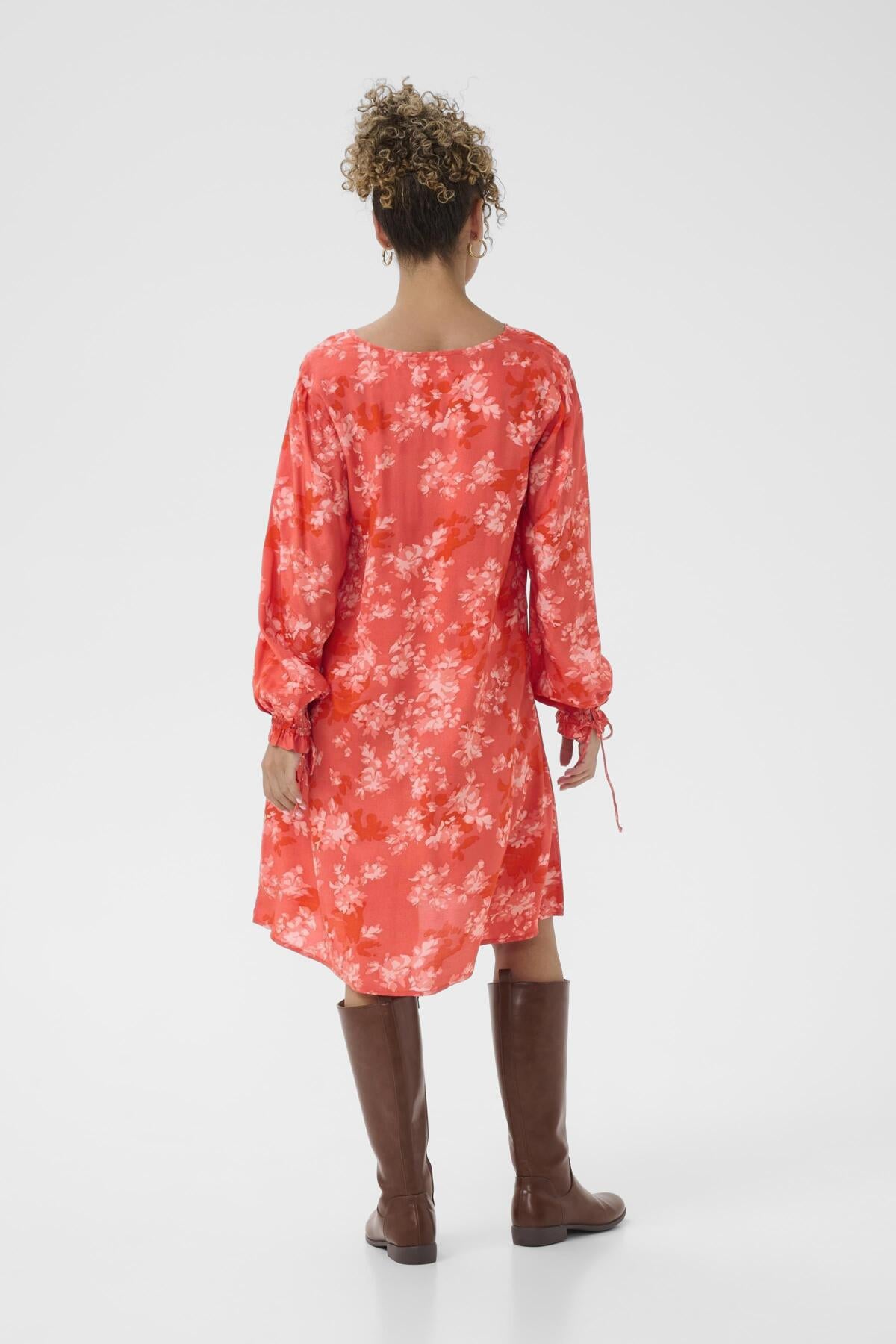 CRBeatrice Dress Red Flower - 108801 - 10614707
