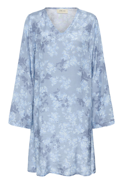 CRBeatrice Dress Blue Flower - 109383 - 10614707 Thumbnail
