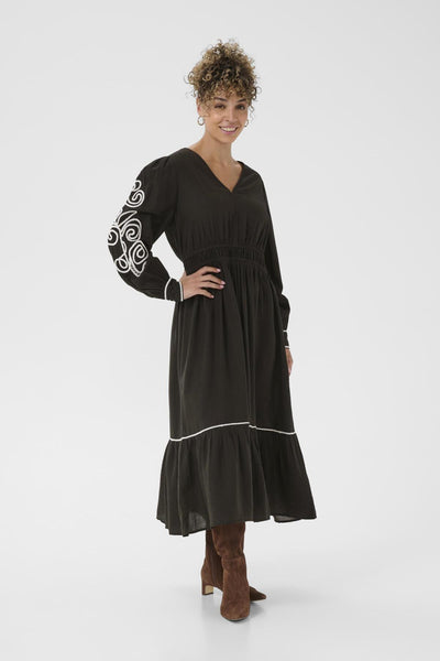 CRDanielle Dress Pitch Black - 100120 - 10614730 Thumbnail