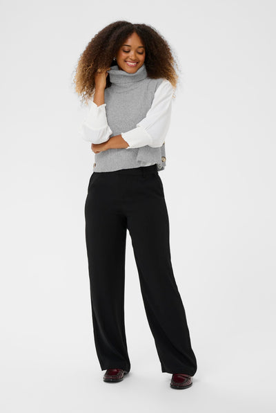 CRHoliday Knit Slipover Light Grey Melange - 100827 - 10614734 Thumbnail