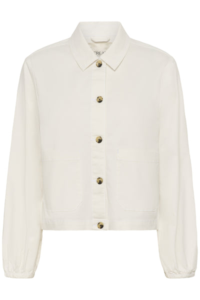 CRBerta Twill Jacket Snow White - 110602 - 10614741 Thumbnail