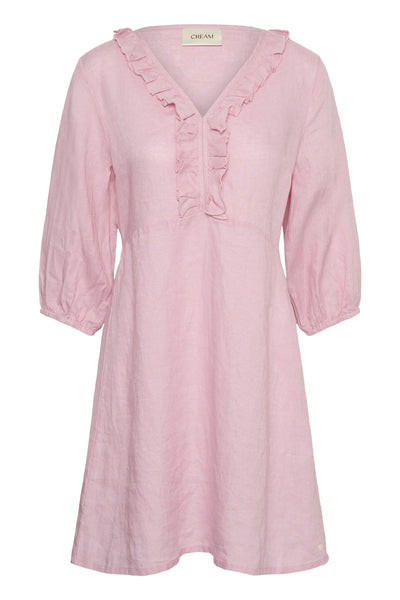 CRBellis Frill Dress Pink Nectar - 142305 - 10614764 Thumbnail